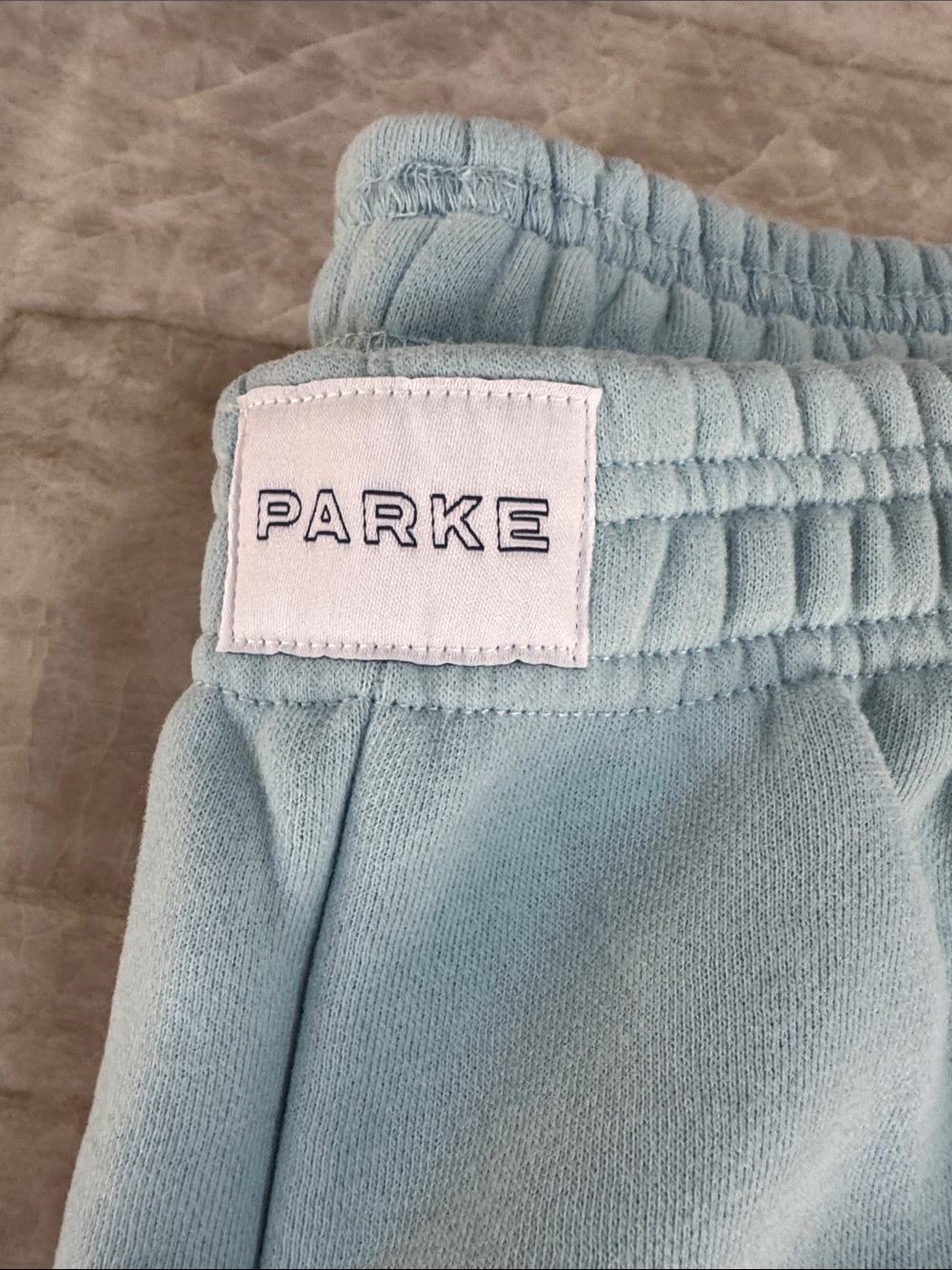 NWT Parke Boxer Sweatpants - Powder Blue- M - Picture 2 of 4
